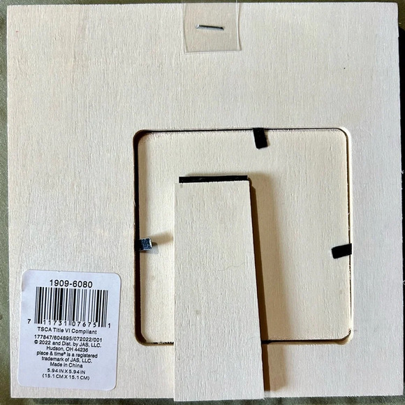 Place & Time Unfinished Wood Bird Craft Projects Frames Decor - Picture 6 of 8